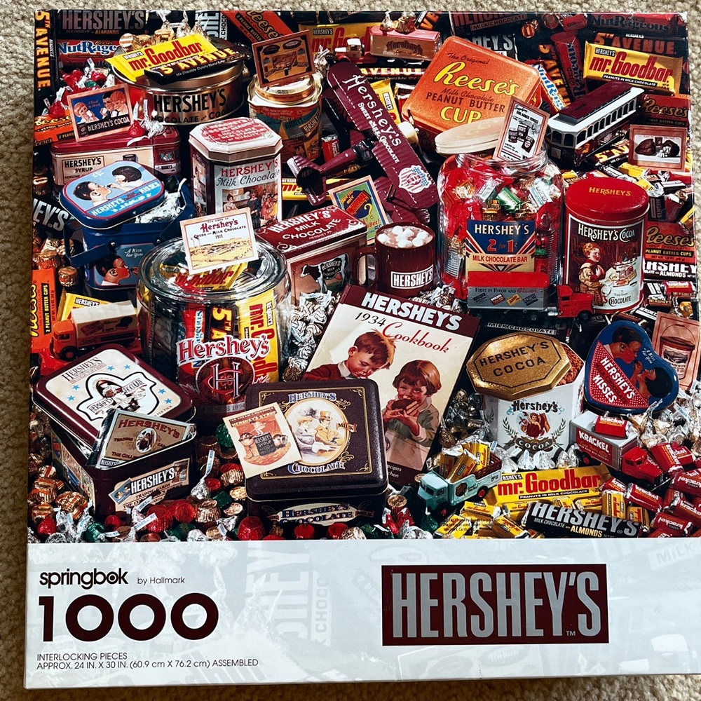 1000 piece Hallmark Springbok Hersey’s Chocolate Puzzle